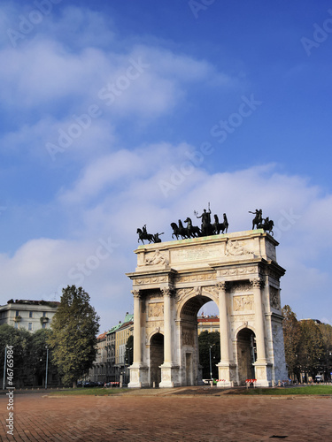 The Arch of Peace, Milan, Lombardy, Italy