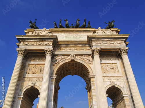 The Arch of Peace, Milan, Lombardy, Italy