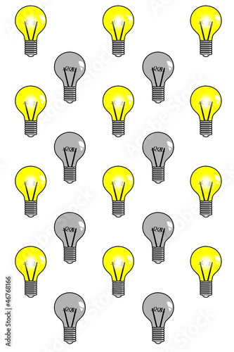 lightbulbs background vector file