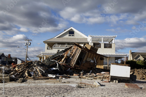 Hurricane Sandy desrtruction © Leonard Zhukovsky