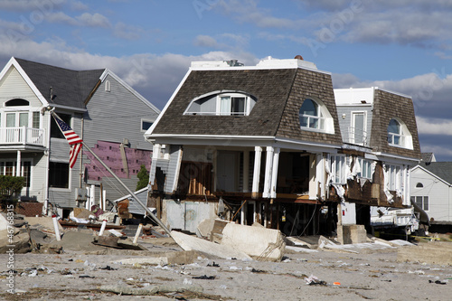 Hurricane Sandy desrtruction photo