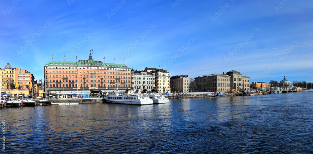 Stockholm panoramic view, Sweden
