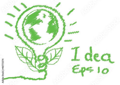 green eco vector eps 10