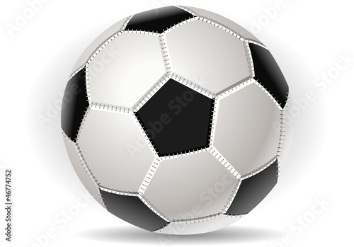 Soccer ball isolated on withe