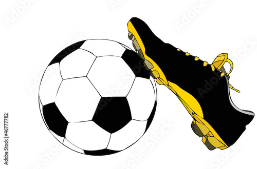 Scarpette e pallone.svg