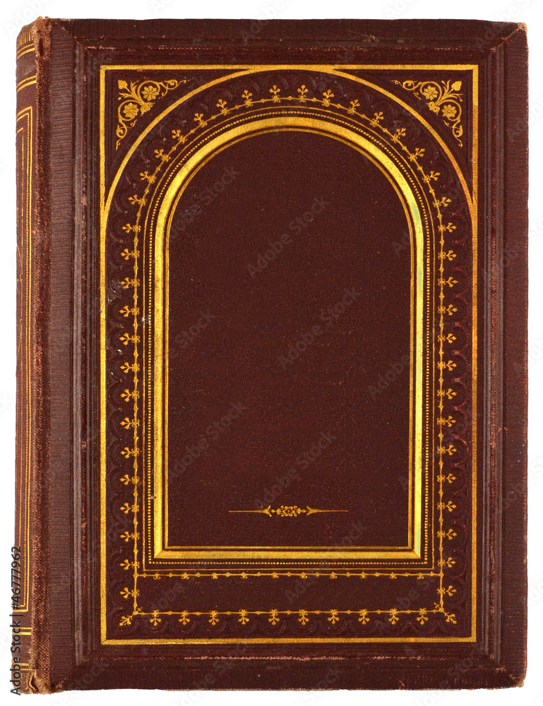 Fototapeta premium old book with gilded ornament