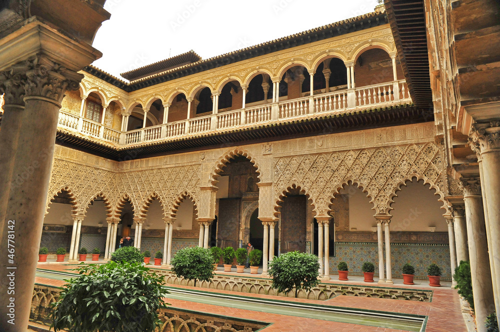 Fototapeta premium Sevilla real alcazar fassade