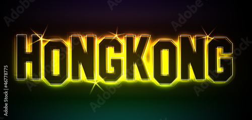 Canvas Print Hongkong