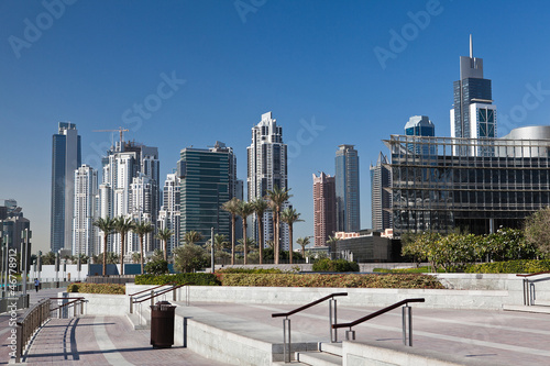 New skyscrapers in Dubai marina