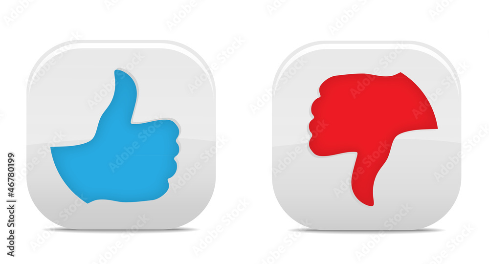 Thumb Up And Down Buttons Thumb Up And Down Buttons