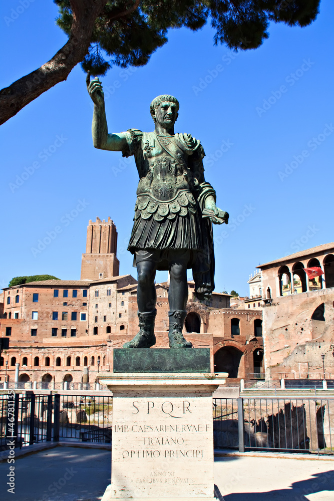 Obraz premium Statue of Emperor Augustus (Rome)