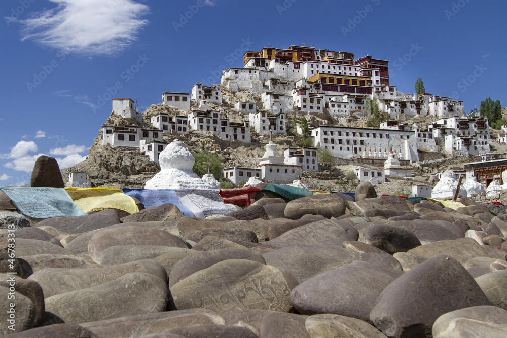 Das Kloster Tikse in Ladakh, Nordindien
