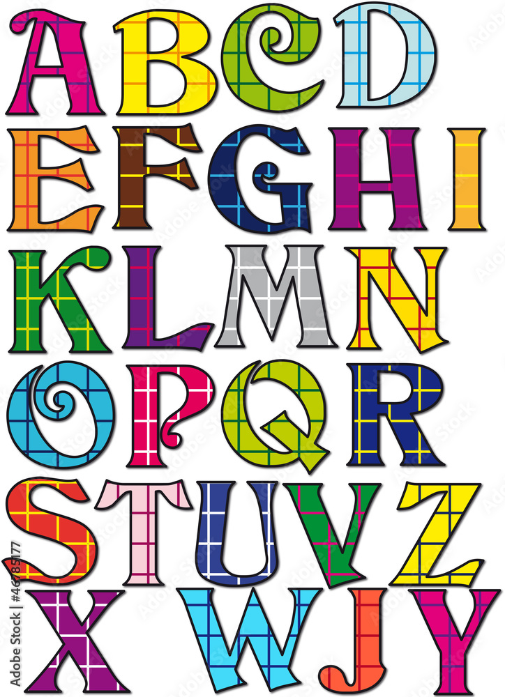 Fototapeta premium alphabet