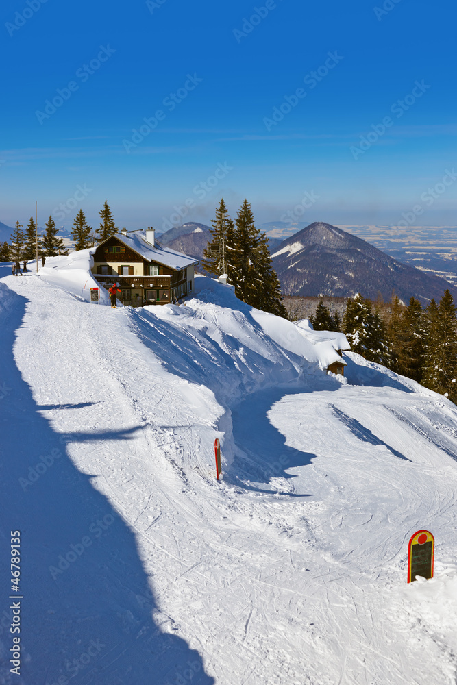 Mountains ski resort St. Gilgen Austria