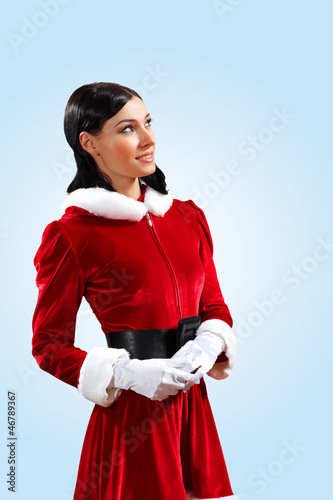 pretty santa girl