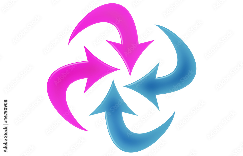 Obraz premium arrows center