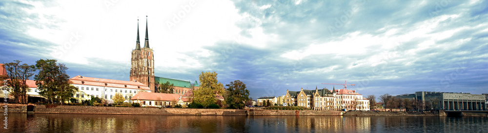Fototapeta premium Monuments in the city of Wroclaw, Poland