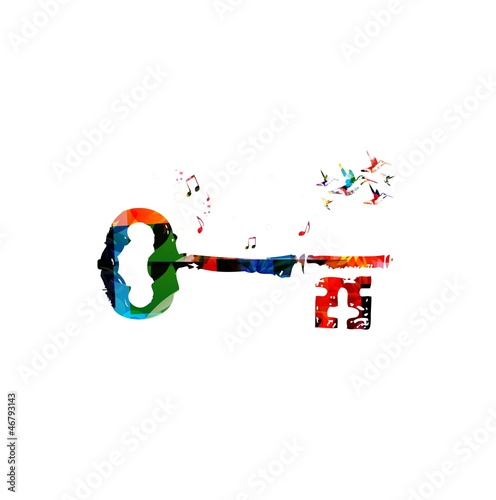 abstract vector key