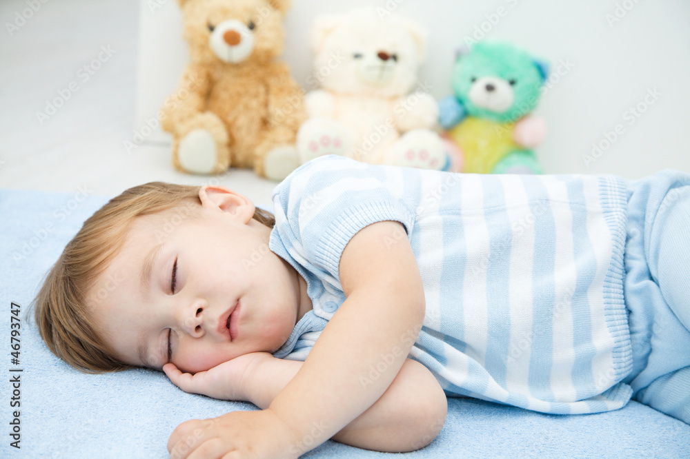 Little boy is sleeping Little boy is sleeping