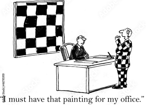 Checkered painting is a must have from Jack photo