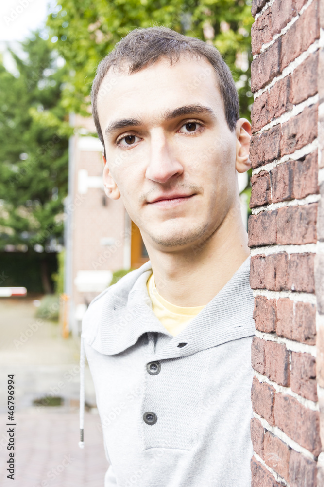 Portrait of handsome man outdoors Portrait of handsome man outdoors