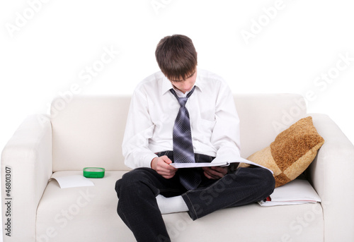 Teenager on the Sofa