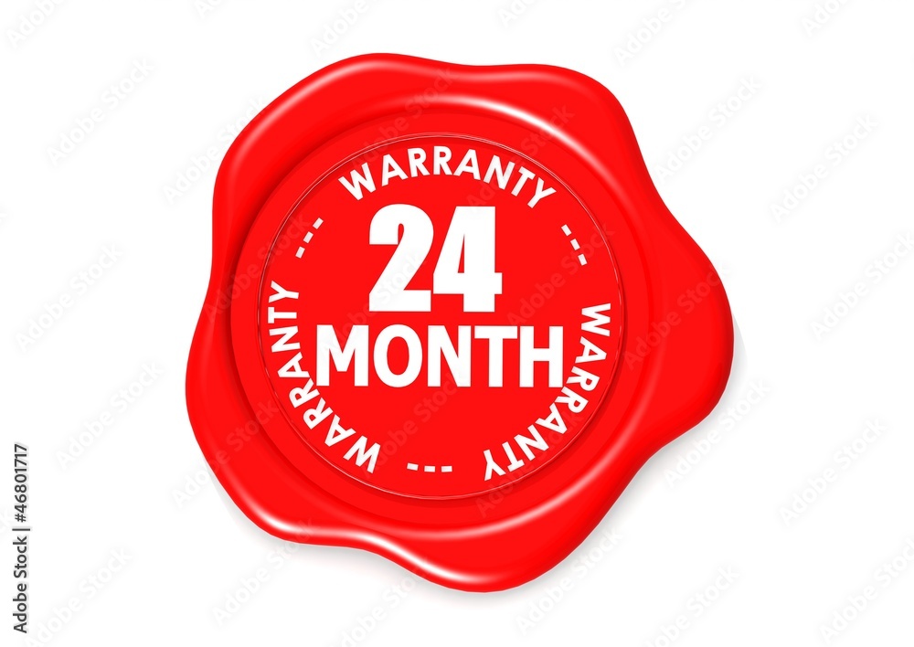 Twenty four month warranty seal Twenty four month warranty seal