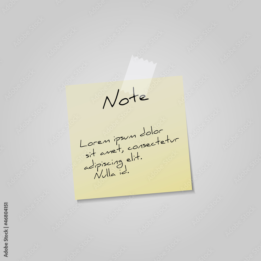 Sticker Note Sticker Note