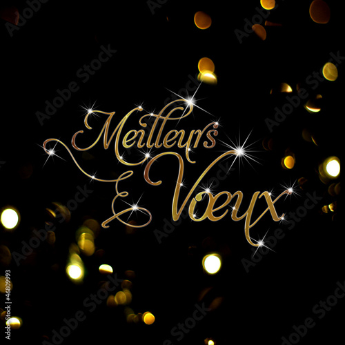 Meilleurs voeux en or