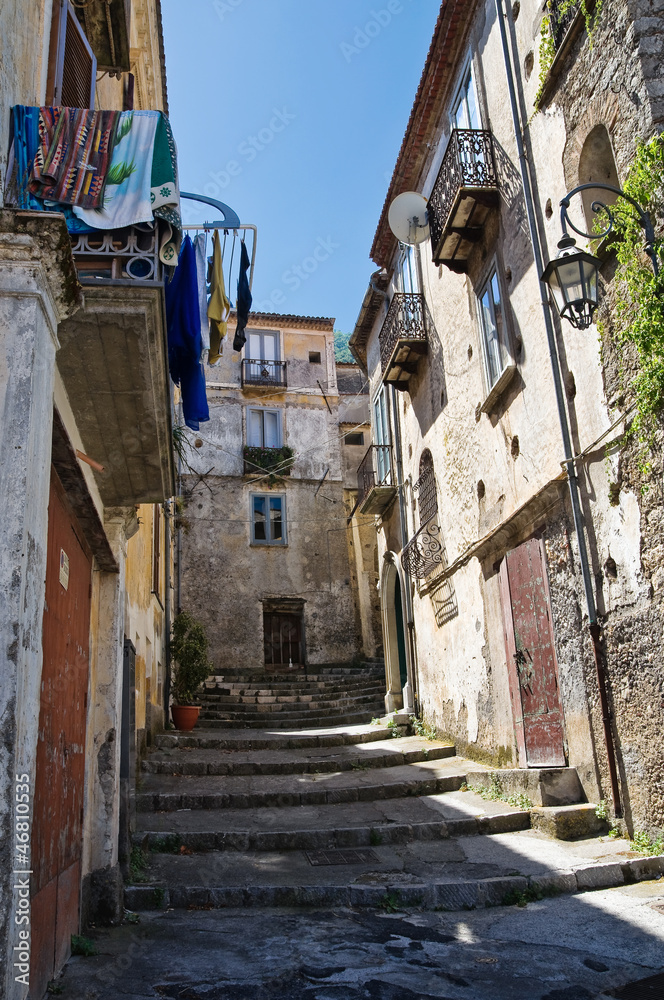 Alleyway. Maratea. Basilicata. Italy.