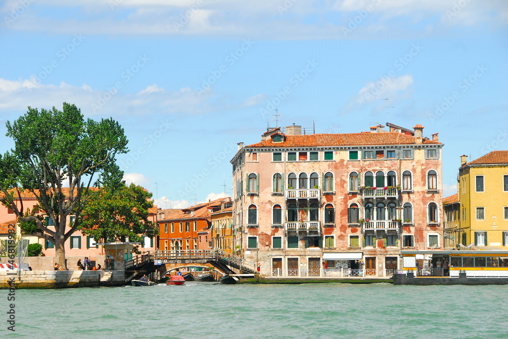 vue du canal de la Giudecca à Venise