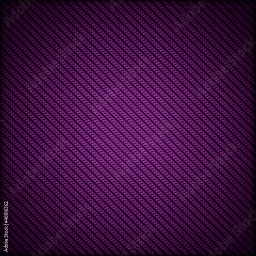 A realistic purple carbon fiber weave background or texture