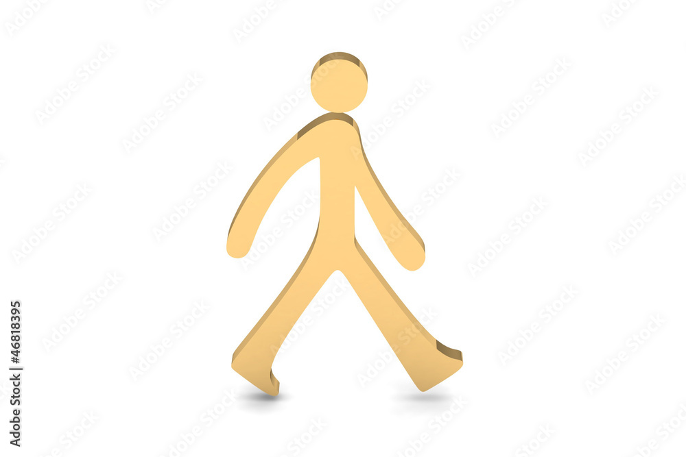 3D person walking 3D person walking