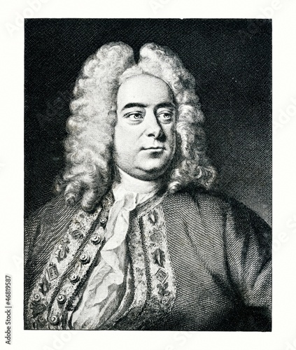 Portrait of composer George Frideric Handel photo