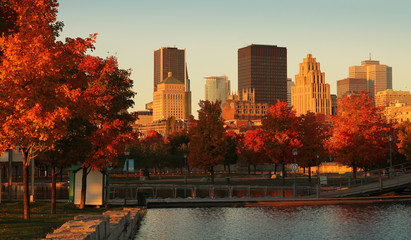 Fototapete Kanada Montreal Stadt  © pink candy