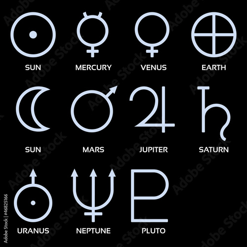Planetary symbols