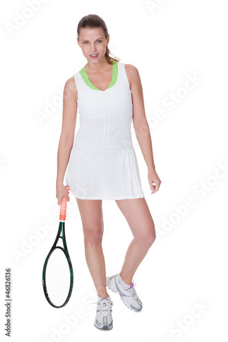 Young woman tennis player © Andrey Popov