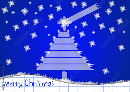 Auguri di Natale con nastro adesivo