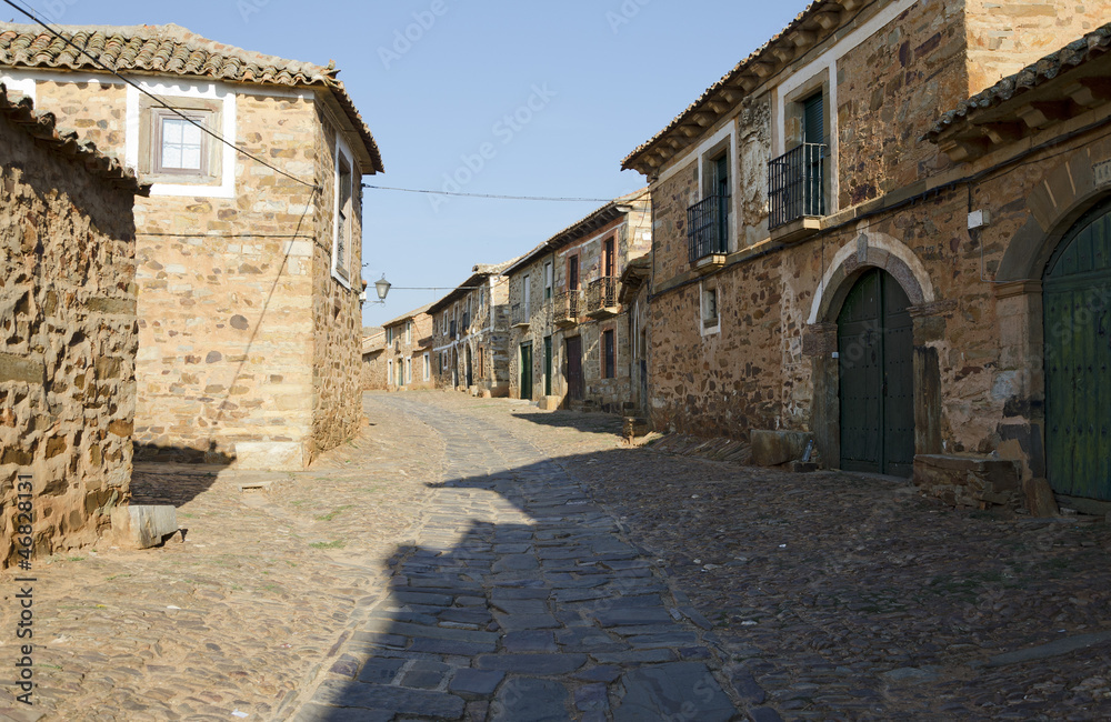 A Street of Castrillo de los Polvazares