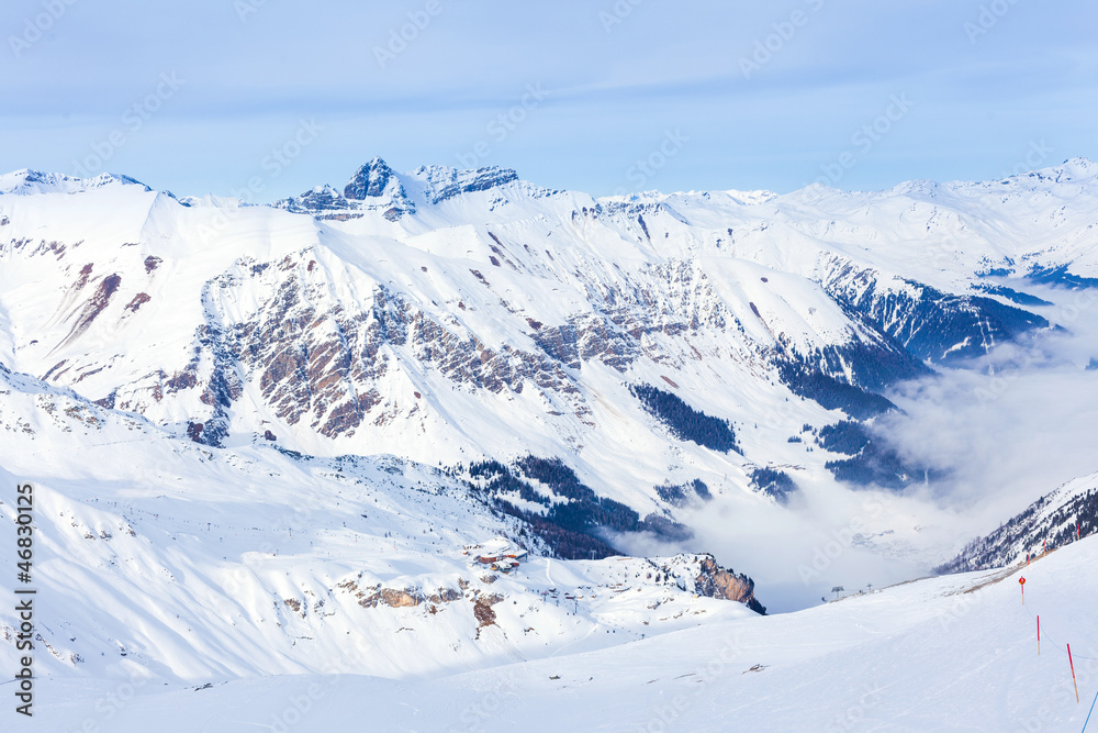 Fototapeta premium Skiing resort in Austria