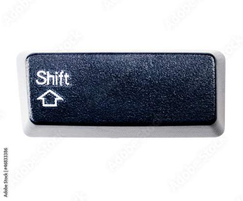 Shift key of computer