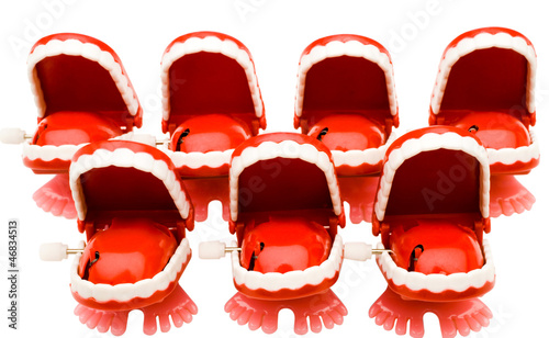 Group of dentures photo