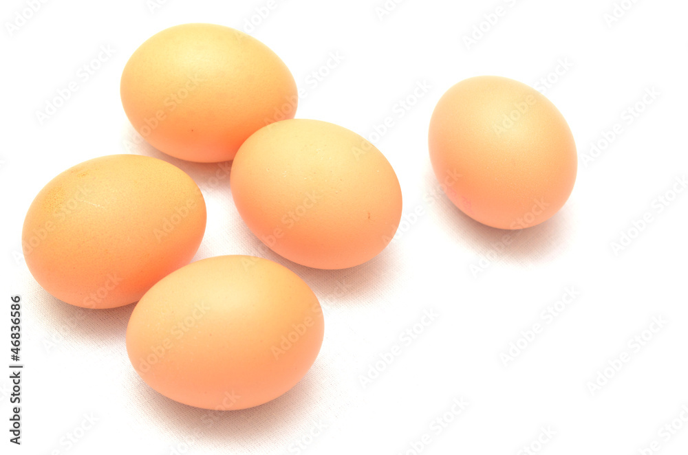 eggs stack isolated on white background eggs stack isolated on white background