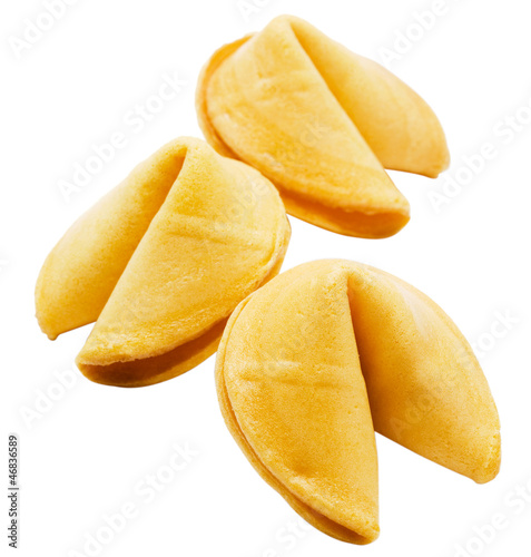 Three fortune cookies