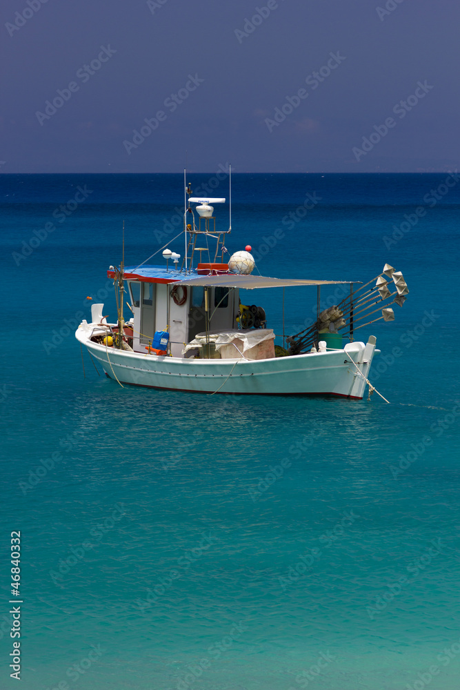 Fototapeta premium Finshing boat in the sea