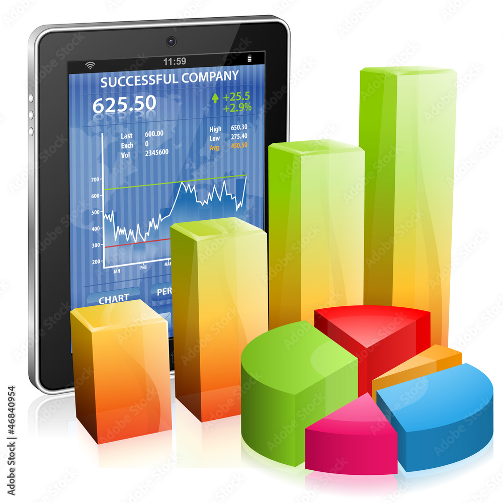Financial Concept - Make Money on the Internet Financial Concept - Make Money on the Internet