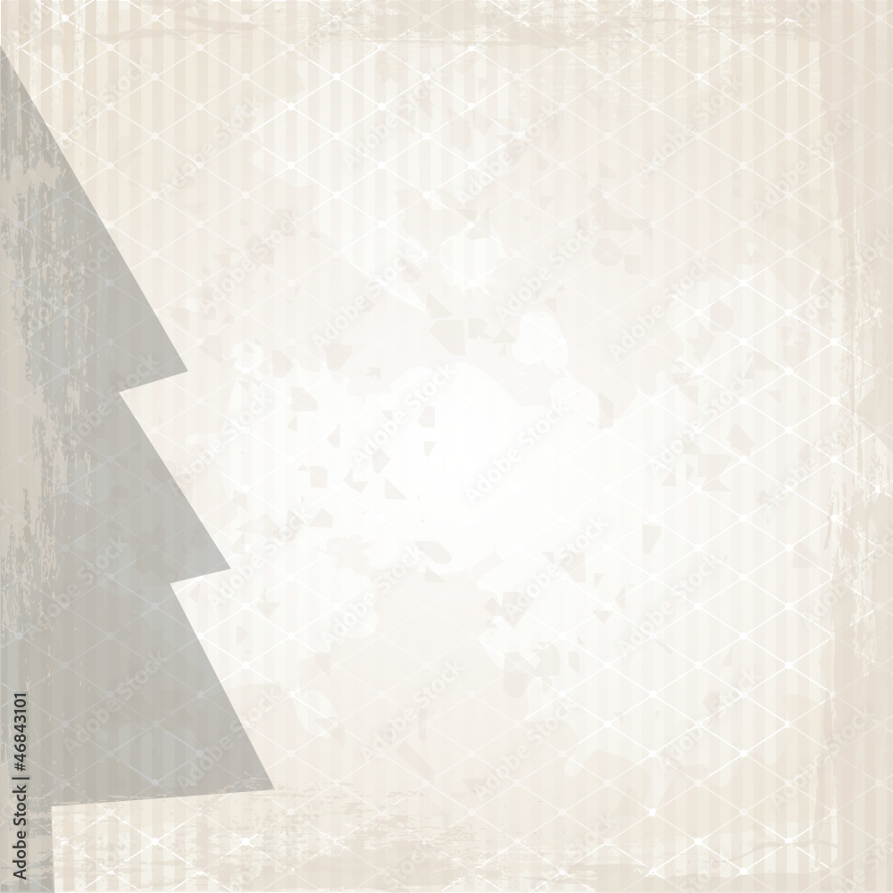 Tannenbaum auf Grunge Hintergrund