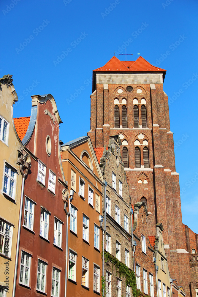Obraz premium Gdansk old town, Poland