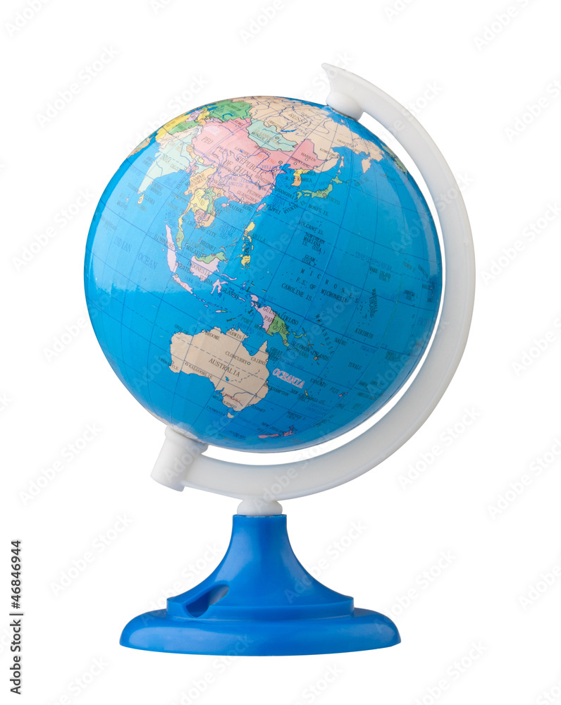 Terrestrial globe for learning about world map Terrestrial globe for learning about world map