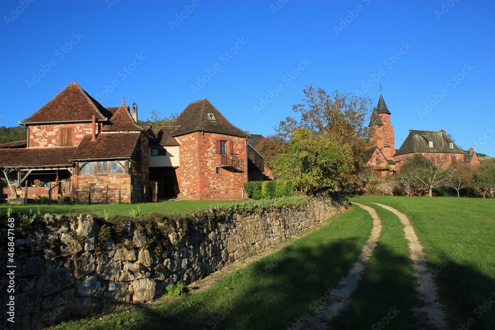 Fototapeta premium Collonges-la-rouge.(Corrèze)